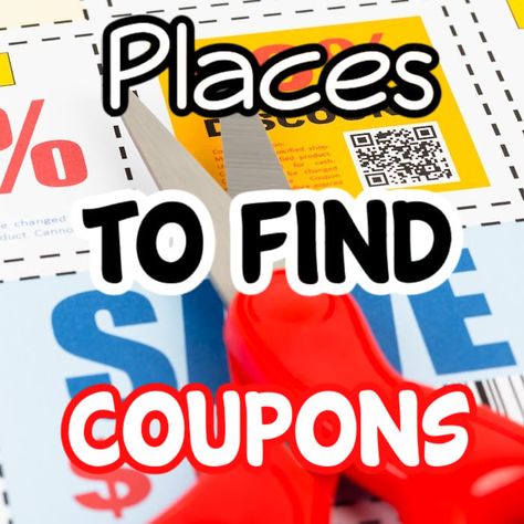 How To Coupon: 10 Places To Find Coupons https://groceryshopforfree.com/how-to-coupon-10-places-to-find-coupons/ #GSFF #finance #family #saving #nodebt #needs #frugalliving #debtfreegoals #moneysaver #debtfreeliving #financialindependence #moneymatters #financialgoals #moneytips #debtfree #debtfreecommunity #financialpeace Coupon Hacks, How To Start Couponing, Best Coupon Sites, Get Free Stuff Online, How To Coupon, Couponing 101, Manufacturer Coupons, Couponing For Beginners, Money Saving Recipes