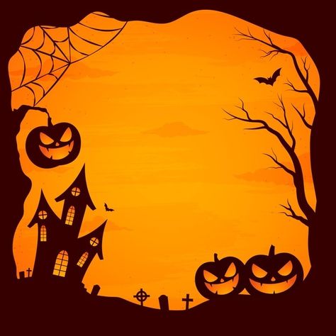 Halloween Poster Design Ideas, Marcos Halloween, Halloween Borders, Halloween Party Poster, Happy Halloween Pictures, Halloween Logo, Halloween Frame, Halloween Font, Halloween Kunst