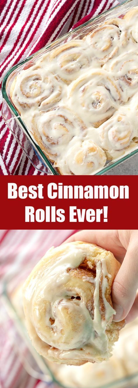 This recipe is hands down the Best Homemade Cinnamon Rolls Ever. The perfect soft, fluffy, gooey cinnamon rolls are right at your fingertips. This is the only recipe you'll ever need. Best Homemade Cinnamon Rolls, Fried Pastry, Decadent Dinner, Gooey Cinnamon Rolls, Best Cinnamon Rolls, Homemade Cinnamon Rolls, Break Fast, Cinnamon Rolls Homemade, Sweet Rolls