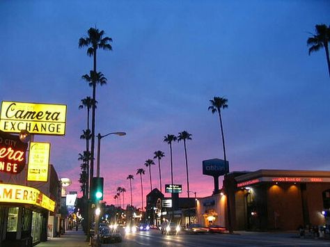 Ventura Blvd, Studio City Los Angeles At Night, Los Angeles Sunset, Life In Usa, Ventura Boulevard, California City, San Fernando Valley, North Hollywood, City Of Angels, California Dreaming