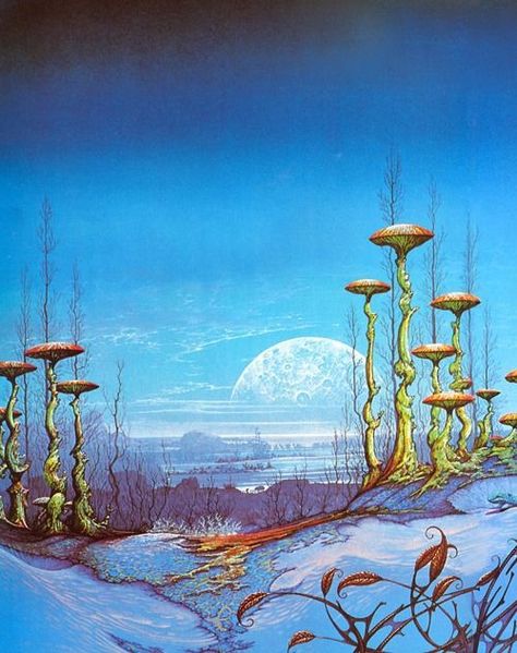 Imgur: The most awesome images on the Internet Sci Fi Landscape, Science Fiction Artwork, 70s Sci Fi Art, Arte Peculiar, Scifi Fantasy Art, Have Inspiration, Futuristic Art, Fantasy Setting, Science Fiction Art