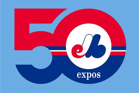 Montréal Expos at 50 :: Behance Montreal Expos, Branding Logo Design, San Diego Padres, Kansas City Royals, Graphic Design Branding, Major League Baseball, Branding Design Logo, Freelancing Jobs, Design Branding