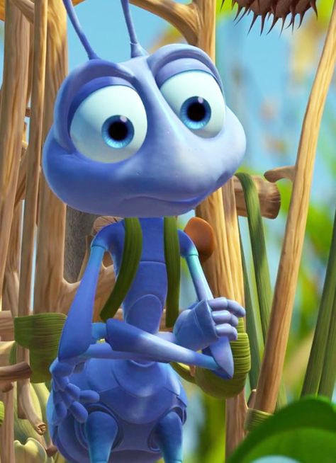 Ant From Bug Life, Flik Bugs Life, Bugs Life Characters, Ants Movie, Fat Cartoon Characters, Ant Cartoon, A Bugs Life Characters, Gremlins Art, Dave Foley