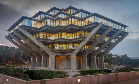 The Church of Jesus Christ of Latter-Day Saints (San Diego)      UCSD Campus & Balboa Park  (San Diego)  Unique and Beautiful Architecture         Geisel Library @ UCSD Campus Ucsd Campus Aesthetic, Uc Davis Campus, Uc Santa Barbara Campus, San Diego California Photography, Geisel Library, University San Diego, Ucsd Campus, Maria Ortega, San Diego Library