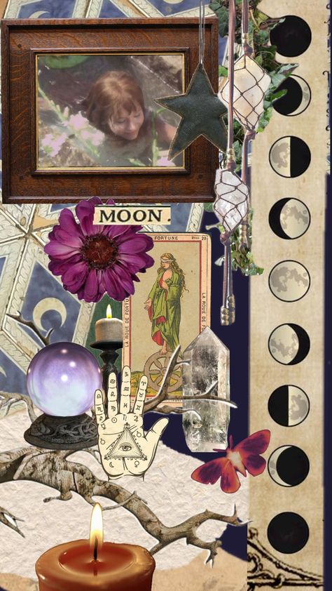 #whimsigoth #moon #aesthetic #witchy #flowers #crystals #tarot Soft Witchy Aesthetic, Witchy Flowers, Whimsigoth Moon, Moon Aesthetic, Moon, Crystals, Flowers, Pins