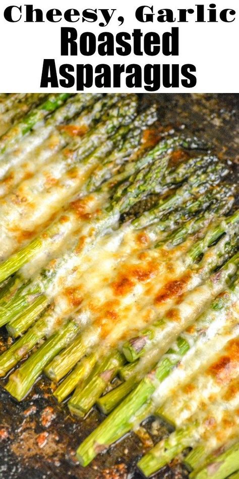 177 reviews · 25 minutes · Vegetarian Gluten free · Serves 4 · An easy side dish, this roasted garlic asparagus is cooked on a single sheet pan with a cheesy topping. Sheet Pan Asparagus, Asparagus With Cheese, Pan Asparagus, Asparagus Recipes Baked, Baked Asparagus, Roasted Asparagus, Veggie Side Dishes, Asparagus Recipe, Sheet Pan Recipes