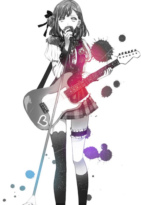 Anime Guitarist & Singer Singing Reference Pose, Cheveux Oranges, Drawing Help, Male Clothes, Uta No Prince Sama, Deviant Art, Phone Stuff, I Love Anime, Anime Music