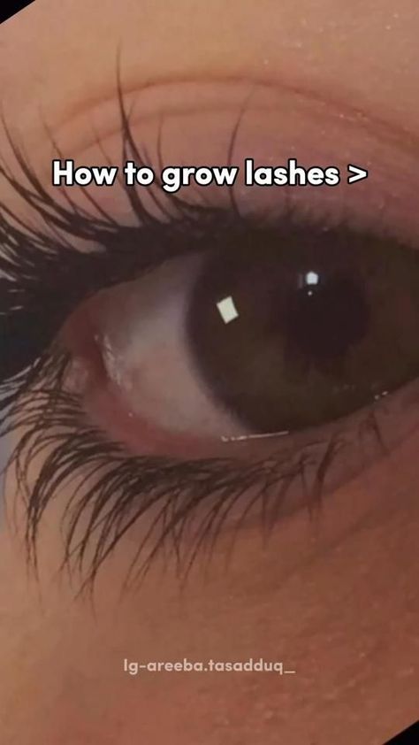 Want long eyelashes???😊 Homemade Lash Serum, How To Grow Lashes, Eyelash Serum Diy, Coconut Oil Eyelashes, Oil For Eyelash Growth, Facial Routine Skincare, Grow Lashes, Face Skin Care Routine, How To Grow Eyelashes