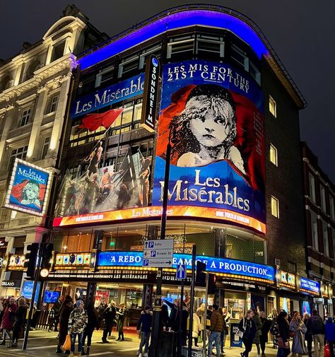 Les Miserables West End, Les Mis West End, Les Miserables Aesthetic, Les Miserables Broadway, Les Miserables Musical, Eponine Les Miserables, Les Miserables Funny, Broadway Sign, Theatre Ideas