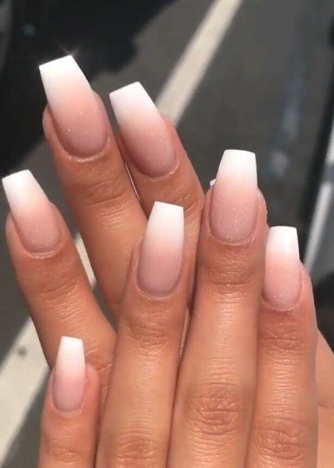 #jadealyciainc www.jadealycia.com White Tip Nails, Unghie Sfumate, Short Coffin, Ombre Acrylic Nails, Dermal Piercing, Wedding Nails Design, Short Acrylic Nails Designs, Pink Nail, Acrylic Nails Coffin