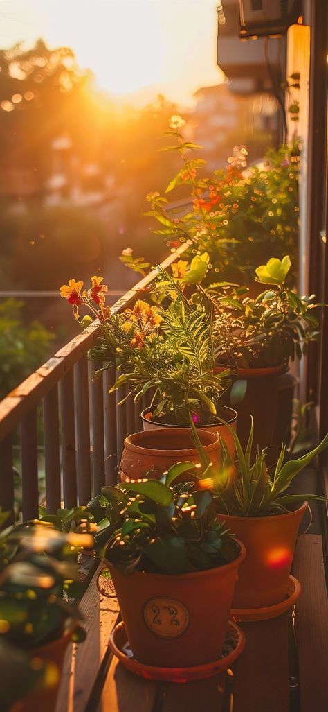 Balcony Garden Ideas, Window Views, Modern Balcony, Romantic Retreat, Apartment Balcony Decorating, Vibrant Flowers, Plant Combinations, Window View, Balcony Design