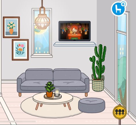 Cute Modern Living Room, Bad Room Ideas, Free House Design, Adorable Homes Game, Create Your Own World, Toca Life, Life Words, Real Funny Jokes, Simple House