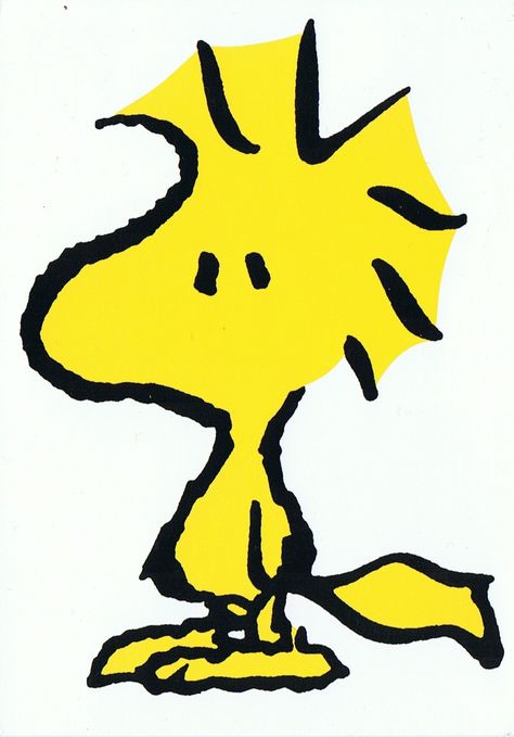 Woodstock Peanuts Tattoo, Woodstock Bird, Snoopy Drawing, Snoopy Characters, Woodstock Charlie Brown, Charlie Brown Characters, Peanuts Woodstock, Woodstock Snoopy, Abstract Art Projects