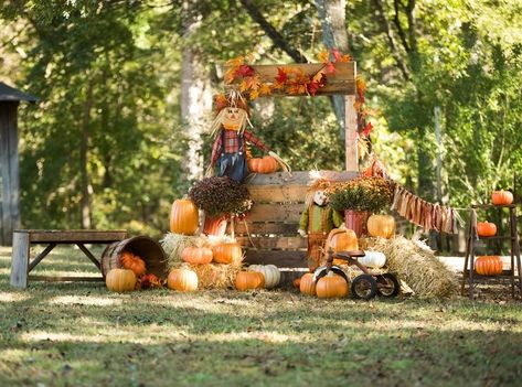 Fall Photo Backdrop Ideas, Flower Booth, Maze Ideas, Fall Photo Booth, Backdrop Pictures, Fall Festival Decorations, Fall Yard Decor, Valentine Backdrop, Fall Minis