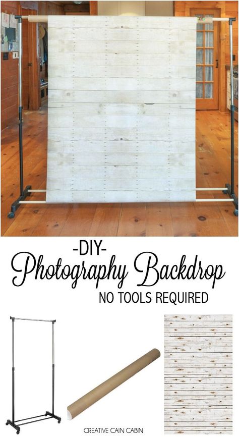 DIY Photography Backdrop Tutorial, No Tools Required Wall On Wheels Photography, Canvas Backdrop, Photo Bb, Selfie Station, Diy Photography Props, Photography Backdrops Diy, Diy Photo Backdrop, Foto Newborn, Photography Backdrop Stand