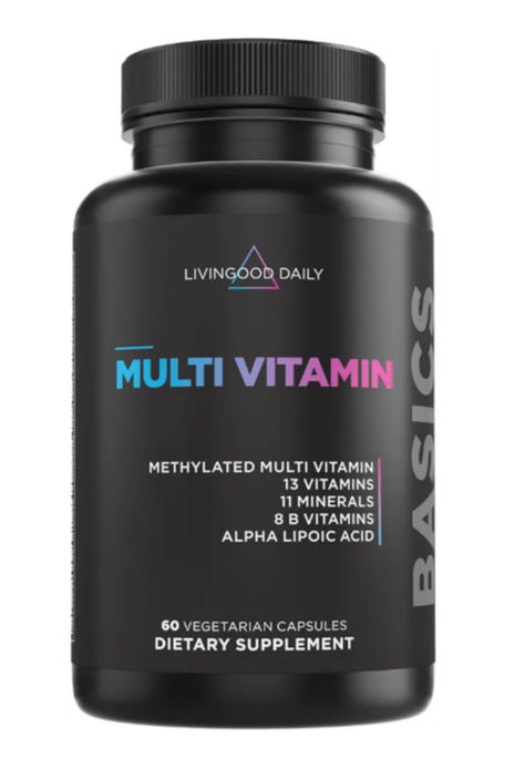 Livingood Daily Methylated Multivitamin for Women & Men, Multi Vitamin - Mineral Supplement Capsules with Iron, B Complex, Selenium, & Zinc - Non-GMO, Gluten-Free, Vegetarian Multi Vitamins for Adults Livingood Daily, Multivitamins For Women, Multivitamin For Women, Multi Vitamins, Multi Vitamin, Alpha Lipoic Acid, B Complex, Multivitamin, Non Gmo