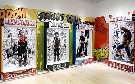 Naruto, One Piece, My Hero Academia and More At Weekly Shonen Jump Exhibition Vol. 3 [Photo Report] – grape Japan Naruto One Piece, Roppongi Hills, Shonen Jump, Roppongi, Anime Store, Exhibition Booth Design, Photo Report, Weekly Shonen, Exhibition Booth