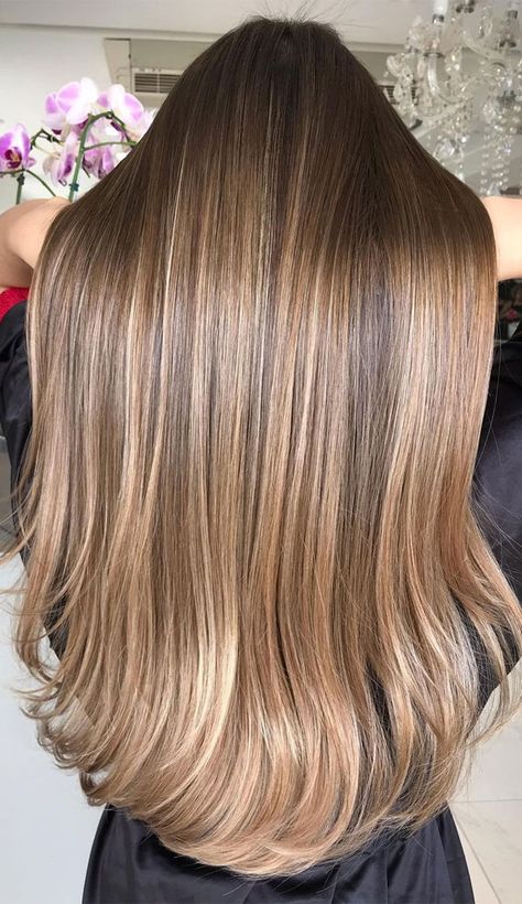 57. Bronde Balayage We are in the middle of winter, spring will be here before we know it. And it’s time to start your... Hair Colour Trends, 30 Hair Color, Bronde Balayage, Bronde Hair, Colour Trends, Spring Hair Color, Spring Hair, Hair Color Shades, Brown Balayage