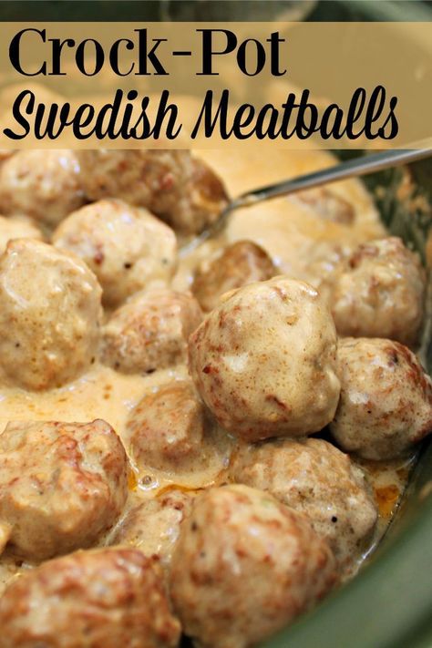 Crock Pot Swedish Meatballs, Swedish Meatballs Crockpot, Simple Crockpot, Crockpot Ideas, Crock Pot Meatballs, Easy Main Dishes, Swedish Meatballs, Crockpot Dishes, Recipes Simple