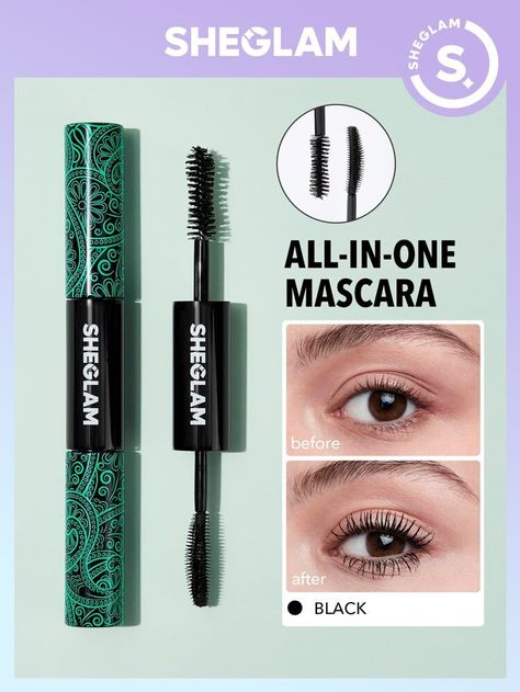 Free Returns ✓ Free Shipping On Orders $49+ ✓. SHEGLAM All-In-One Volume & Length Mascara- Mascaras at SHEIN. Length Mascara, Alat Makeup, Thick Lashes, Vintage Watches Women, Two Piece Jumpsuit, Black Mascara, Designer Glasses, Sweater Vest Women, Waterproof Mascara