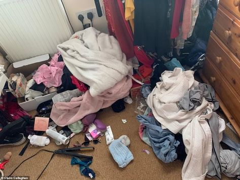 Frustrated parents share their teenage children's untidy bedroom horrors Messy Bedroom, Fire And Rescue, Messy House, Chica Cool, Baby Tumblr, Parents Room, Messy Room, Clean Bedroom, Teenage Bedroom