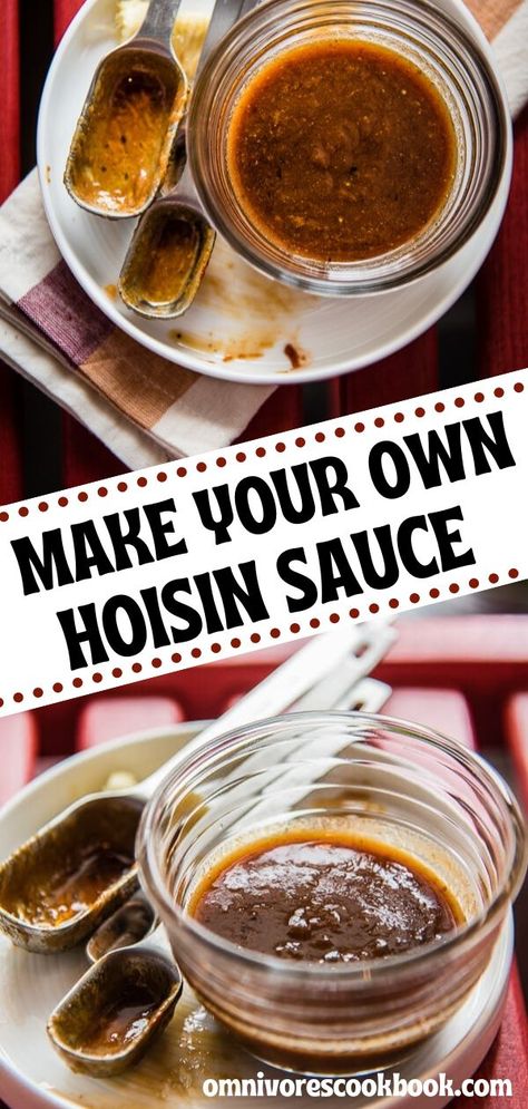 Homemade Hoisin Sauce Recipe, Homemade Asian Sauce, Homemade Hoisin Sauce, Asian Seasoning, Asian Sauce, Asian Inspired Dishes, Meatless Main Dishes, Pasta Dinner Recipes, Chinese Cooking