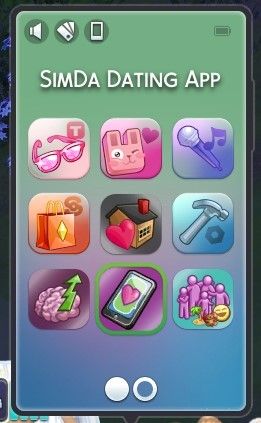 LittleMsSam's Sims 4 Mods — “SimDa” Dating App “SimDa” Dating App can help you... Simda Dating App, Sims 4 Pack, Lotes The Sims 4, Los Sims 4 Mods, Sims 4 Cheats, Sims 4 Challenges, Sims 4 Traits, Sims 4 Cas Mods, Sims 4 Family