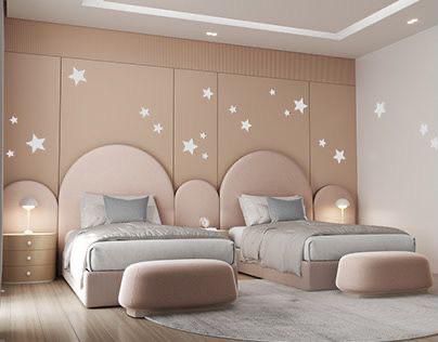 Twin Girl Bedrooms, Kids Bedroom Furniture Design, Luxury Kids Bedroom, Kids Room Interior Design, Modern Kids Bedroom, Modern Kids Room, Kids Bedroom Inspiration, Kids Bedroom Designs, Dekorasi Kamar Tidur