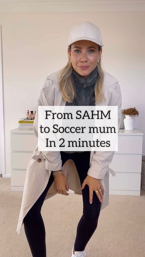 Cat | Fashion styling videos & Lives (@catsanz) posted on Instagram: “From SAHM to SOCCER mum in 2 minutes The role of Stay at home parent was by far the hardest job I’ve ever had. Often we are in mum mode at…” • Jul 7, 2022 at 1:23am UTC Football Mum Outfit, School Run Outfit Mum Winter, Soccer Mum Outfit, Soccer Mum, Soccer Mom Outfit, Mom Outfits Winter, Styling Videos, Football Mums, Mum Fashion