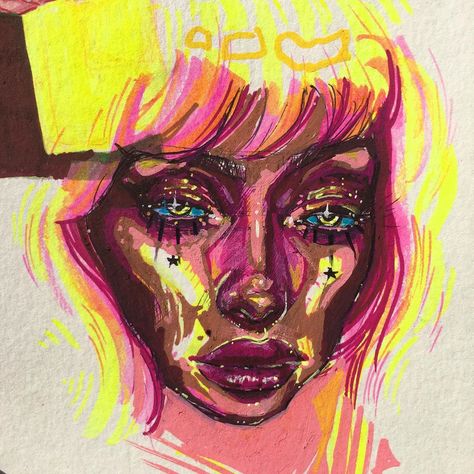 Best Drawing Ideas, Best Drawing, Art Folder, Pop Surrealism, Sketch Painting, Trippy Art, Yellow Painting, Painting Drawing, Marker Art