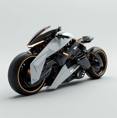 4 Wheel Motorcycle, Futuristic Motorcycle Design, Motorcycle Design Ideas, Motorcycle Futuristic, Electric Motorcycle Design, Futuristic Bike, Futuristic Transportation, Concept Vehicles Sci Fi, White Motorcycle