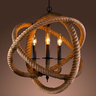 OVERSTOCK WAREHOUSE OF TIFFANY'S ROPE ENCLOSED 3-LIGHT CHANDELIER Tiffany Chandelier, Rope Chandelier, Rope Lights, 3 Light Chandelier, Carolina Beach, Cottage Ideas, Candle Chandelier, Globe Chandelier, Contemporary Chandelier