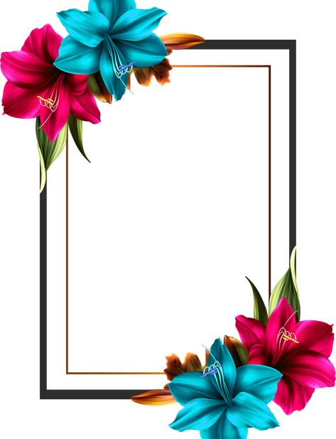 Frame Background Love, Background Images Frames, Photo Frame With Flowers, Photo Frame Background Images, Fream Poto Design Png, Flowers Frame Design, Png Frame Design, Photo Frame Background Design, Photo Border Frames