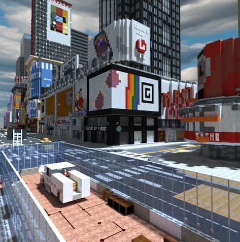 Minecraft City Map Layout, Minecraft City Buildings New York, Minecraft City Bridge, Minecraft Subway Entrance, New York Minecraft, Nyc Minecraft, Minecraft Billboard, Minecraft City Street, Minecraft City Map