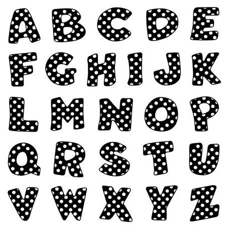 Polka Dot Letters, Black Royalty, Alphabet Design, Web Blog, Free Clipart, Banner Printing, Cat Party, Alphabet Illustration, Free Clip Art