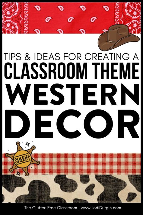 First-Fifth Grade Teachers who need Western Classroom Theme or Cowboy Door Decor Ideas are sure to love the inspiring photos & decorating tips from the Clutter Free Classroom. Elementary School Teaching Staff wondering how to set up a classroom on a budget will be thrilled with the bulletin board inspo, photos, & DIY tips for setting up their rooms for back to school helpful. You'll also find classroom decor bundles & theme ideas to be quick & easy! Western Decor Classroom, Texas Theme Bulletin Board Ideas, Western Bulletin Board Ideas Cowboy Theme Classroom Door, Classroom Western Theme, Western Classroom Ideas, Western Classroom Theme Bulletin Boards, Country Classroom Decor, Rodeo Classroom Theme, Western Theme Classroom Door