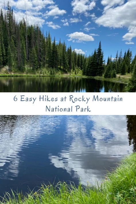 Easy Hikes Rocky Mountain National Park, Rmnp Hikes, Rocky Mountain National Park Hikes, Rocky Mountain National Park Colorado, Hiking Pictures, Colorado Vacation, Hiking National Parks, Mountain Vacations, Smoky Mountain National Park