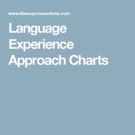 Language Experience Approach Charts- This is a good resource for any of the Big 5 depending on the lesson/activity.  http://www.literacyconnections.com/drjeanlecharts-php/ Language Experience Approach, Instructional Strategies, Early Reading, Spoken Words, Big 5, Speech Pathology, Writing Workshop, First Grade, Lesson Plans