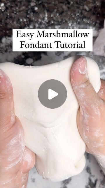 Karina Llanes on Instagram: "Easy marshmallow fondant recipe #marshmallow #fondant #cakepops #cakedecorating" How To Color Marshmallow Fondant, How To Make Cake Fondant, How To Make Marshmallow Fondant, Cake With Marshmallows Decoration, Marshmallow Glaze Recipe, Diy Fondant Recipe, How To Make Fondant, Fondant Recipe For Beginners, Easy Fondant Recipe