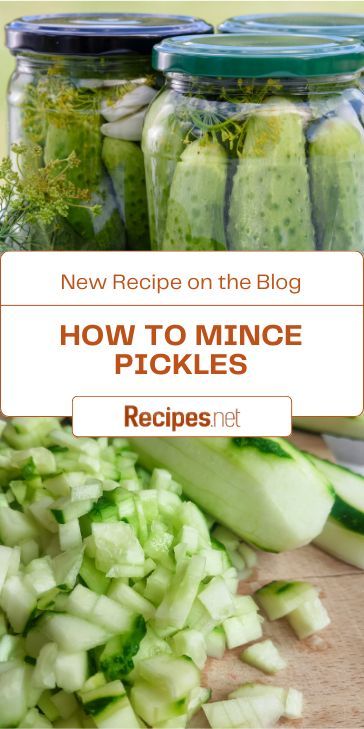 Want to mince dill pickles like a pro? Follow this easy guide to elevate your pickle recipes homemade style! Whether you're using homemade dill pickles or refrigerator dill pickles, this method ensures perfectly minced pickles every time. Use your favorite pickling spices to add an extra kick, and enjoy the fresh taste of homemade refrigerator pickles. Perfect for any homemade pickles dill lover! Visit Recipes.net for more refrigerator pickles easy recipes! Homemade Dill Pickles, Homemade Refrigerator Pickles, Refrigerator Dill Pickles, Pickling Spices, Refrigerator Pickles Dill, Homemade Pickles Dill, Pickle Recipes Homemade, Pickle Recipes, Pickling Spice