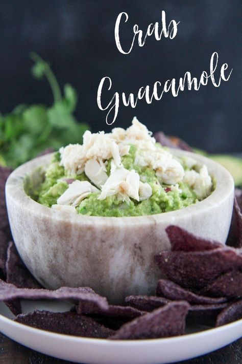 The easiest guacamole recipe you will ever make. Made with real crab meat, avocados, and jalapenos. #guacamole #crabguacamole Gucomole Recipe, Classic Deviled Eggs, Stuffed Salmon, Lump Crab Meat, Spicy Crab, Cheese Stuffed Mushrooms, Caramelized Onion Dip, Hot Crab Dip, Spinach And Artichoke Dip