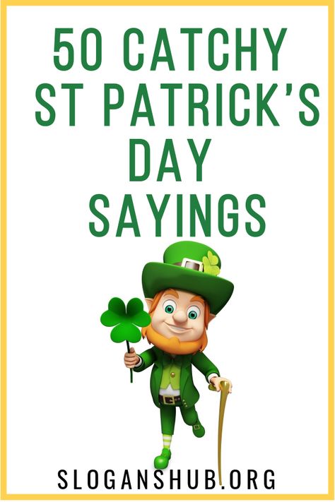 In this Post you will find 50 Catchy St Patrick’s Day Sayings. #Quotes #Sayings #StPatrick’s #StPatrick’sDay #StPatrick’sDaySayings St Patrick Quotes, St Patricks Day Jokes, Food Sayings, Patrick Quotes, St Patricks Day Pictures, Days Quotes, St Patricks Day Quotes, Breakfast Aesthetic, St Patricks Day Food