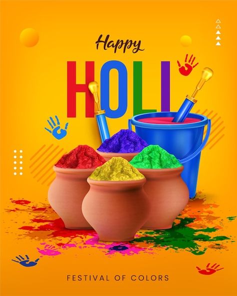 Happy holi festival portrait banner desi... | Premium Vector #Freepik #vector #holi-colors #holi #holi-background #holi-splash Holi Post, Happy Holi Festival, Holi Powder, Happy Holi Wishes, Beautiful Relationship, Holi Party, India Festival, Holi Wishes, Holi Celebration