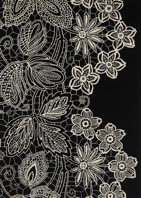 Do All Things With Love, Black And Black, Patchouli Oil, Colors Shades, Lace Tattoo, Border Embroidery Designs, Color Images, Linens And Lace, 자수 디자인