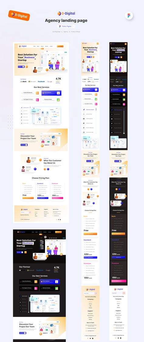 Agency landing page creative website template Crm Landing Page, Creative Agency Landing Page, Mobile Landing Page Design, Creative Agency Website Design, Creative Landing Page Design, Creative Landing Page, Creative Agency Website, Mobile Landing Page, Agency Landing Page