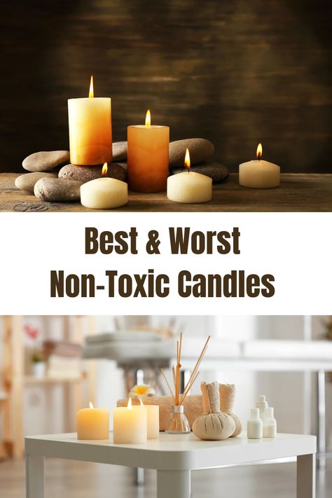 Best & Worst Non-Toxic Candles To Keep Indoor Air Safe 2020 Safe Candles To Burn, Clean Burning Candles, Candles 2022, Non Toxic Candles, Healthy Candles, Scented Candles Decor, Safe Candles, Fragrance Ingredients, Traditional Candles