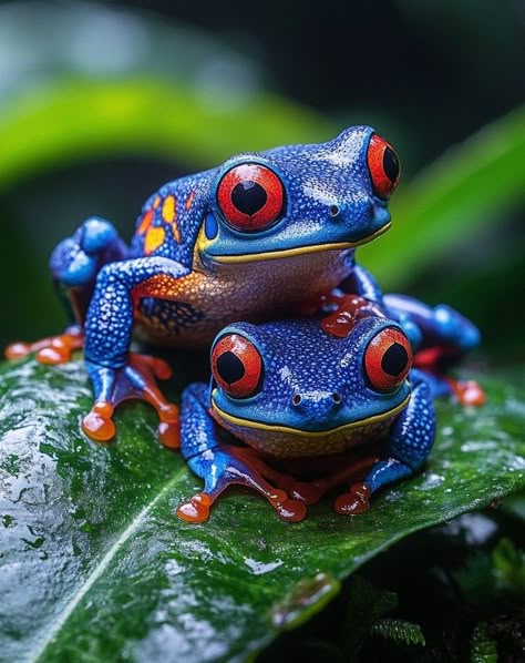 Feeling froggy today? 🐸💚 #PoisonDartFrog #RainforestVibes Frog Photo, Blue Frog, Frog Tattoo, Frog Tattoos, Frog Art, Frog And Toad, Tree Frogs, Colour Design, Bugs And Insects