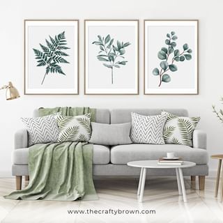 Green And Blue Office Decor, Design Ložnic, Eucalyptus Plant, Therapy Office, Ideas Hogar, Instant Art, Living Room Green, Wall Decor Printables, Living Room Inspo