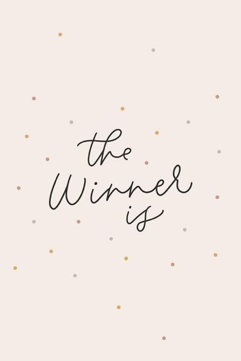 The winner is | Instagram graphics, Giveaway graphic, Small business quotes Winner Graphic, Graphic Design Logo Branding, Business Graphic Design, Support Small Business Quotes, Giveaway Graphic, Business Marketing Ideas, Branding Color Palette, Lash Quotes, Salon Quotes