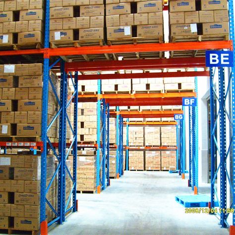 Warehouse Racking Ideas, Warehouse Organization, Warehouse Pallet Racking, Warehouse Racking, Supermarket Food, Warehouse Interior, Pallet Racking, Warehouse Shelving, Industrial Building